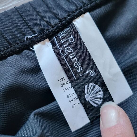 Nwt It Figures skirt bathing suit bottom 22w black - Picture 5 of 11